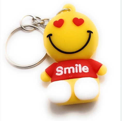 Mini Emoticon rubber pvc Keychain filling machine